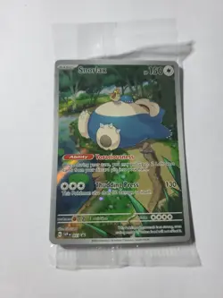 Snorlax SVP EN 051 Black Star Promo Scarlet & Violet Pokemon 151 Card - SEALED - Image 1
