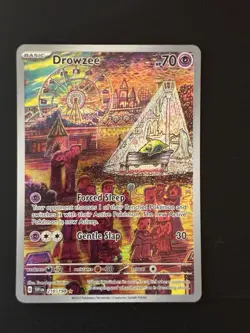 Pokemon TCG Drowzee Scarlet & Violet Base Set Holo Illustration Card 210/198 - Image 1