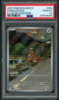 PSA 10 GEM MINT Kangaskhan 204 Destined Rivals Pokemon Card - Image 1