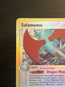 2003 Pokemon TCG Salamence ex Dragon REVERSE HOLO Foil Rare Card 10/97 - LP/NM - Image 3