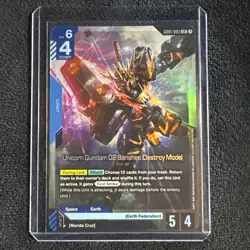 Unicorn Gundam 02 Banshee (Destroy Mode) LR GD01-003 Gundam Card Game - Image 5