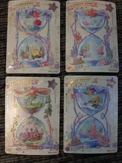 Kayou Spongebob OR Trading Cards (For FIVE CARDS). #s 007 009 010 014 and 015. - Image 1