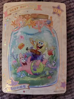 Kayou Spongebob OR Trading Cards (For FIVE CARDS). #s 007 009 010 014 and 015. - Image 2