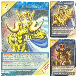Knights Of The Zodiac TCG 3 Card Lot - Image 1