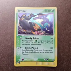 Seviper 11/100 Pokemon EX Sandstorm Holo Rare Card - NM - Image 1
