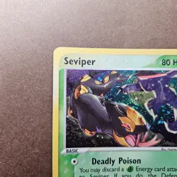 Seviper 11/100 Pokemon EX Sandstorm Holo Rare Card - NM - Image 2