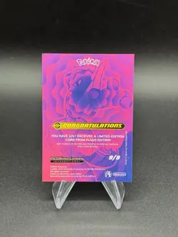 Dark Mega Mewtwo X 2024 Blue Pokedex Vol.3 Flash Edition #7 Limited Edition Card - Image 2