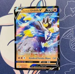 Rapid Strike Urshifu V 087/163 Pokemon Card Battle Styles NM w/ Tracking - Image 1