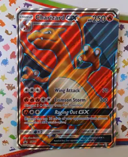 Pokemon TCG Charizard GX SM60 Jumbo Promo Card English Full Art 2017 - Image 1