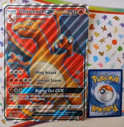 Pokemon TCG Charizard GX SM60 Jumbo Promo Card English Full Art 2017 - Image 3
