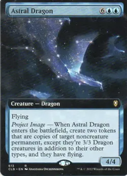 MTG: Commander Legends: Baldur's Gate: Extended Art Astral Dragon: LP Condition - Image 1