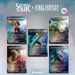 (Preorder) MTG x Secret Lair x FINAL FANTASY: Complete FOIL SET + Lotus Promo - Image 3