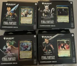 Magic: The Gathering Final Fantasy Commander Deck Bundle (Includes All 4 Decks) - Image 1