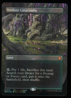 Verdant Catacombs - Dragonscale Foil - MTG Tarkir: Dragonstorm Special Guests - Image 1