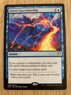 Fierce Guardianship Commander 2020 Lightly Played - Image 1