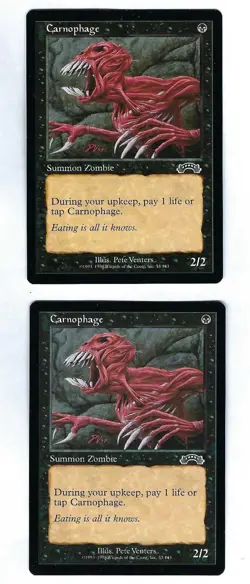 2x Carnophage - Exodus - Magic The Gathering NM/M (Never Played) - Image 1