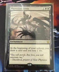 MTG Phyrexian Arena Foil - Foundations - 0728 Rare Promo Enchantment - Image 1
