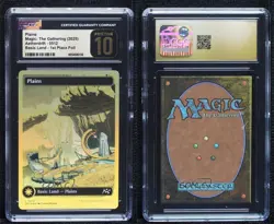 Plains 1st Place Foil CGC 10 Pristine Magic: Aetherdrift [DFT] - Image 3