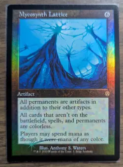 MTG Mycosynth Lattice Foil from Judge Promos NM - Image 1