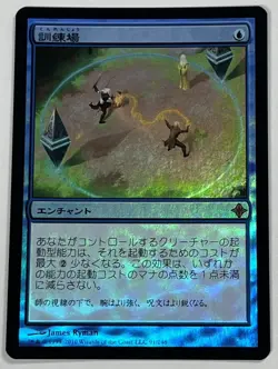 MTG Rise of the Eldrazi *Japanese Foil* TRAINING GROUNDS *Mint *VHTF *Magic - Image 1