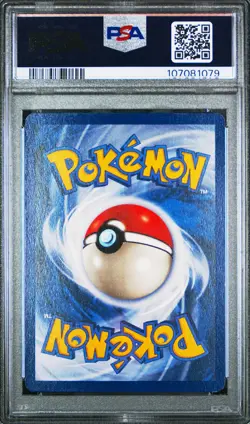 1999 POKEMON FOSSIL #4 DRAGONITE-HOLO PSA 8 - Image 2
