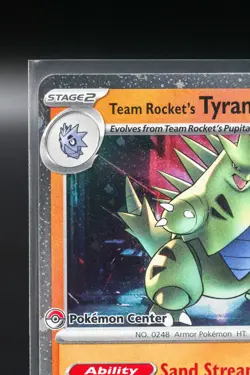 Team Rocket's Tyranitar (Pokemon Center Exclusive) 096/182 DMG (See Photos) - Image 3