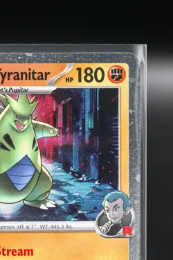 Team Rocket's Tyranitar (Pokemon Center Exclusive) 096/182 DMG (See Photos) - Image 4