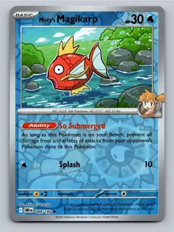 Pokemon TCG Misty's Magikarp Reverse Holo - Image 1