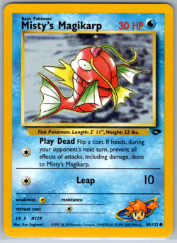 Pokemon Misty's Magikarp Gym Challenge 88/132 NM - Image 1