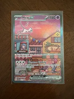 Mew ex SVP 053 Pokemon TCG Scarlet Violet 151 Black Star Promo Full Art NM - Image 1