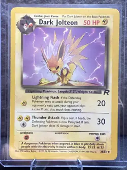 Dark Jolteon 38/82 Pokemon TCG - Team Rocket - Uncommon NM - Image 1