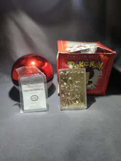 1999 Pokemon Mewtwo #150 23k Gold Plated Burger King Promo Red Box - Image 2