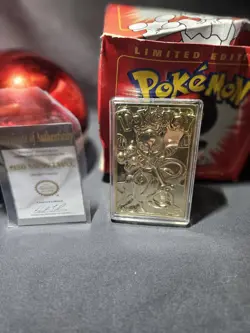 1999 Pokemon Mewtwo #150 23k Gold Plated Burger King Promo Red Box - Image 5
