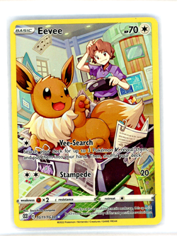 EEVEE 2022 POKEMON SWORD & SHIELD BRILLIANT STARS HOLO RARE TG11/TG30 NM - Image 1