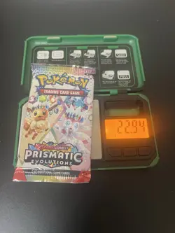 22.94g🔥 HEAVY 🔥 Pokemon TCG Prismatic Evolution Booster Pack!!!✅ - Image 1