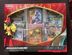 Pokemon TCG Armarouge EX Premium Collection Box New Factory Sealed - 6 Packs - Image 1