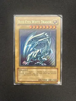 Vintage Yugioh Lot (23) Blue-Eyes White Dragon SDK-001 + Dragon Sleeves *LP-HP* - Image 2