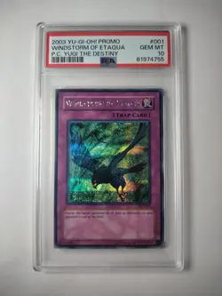 PSA 10 | Yu-gi-oh Windstorm of Etaqua Yugi Destiny PCY-001, 2003 | + Goodies! - Image 2