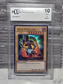 Yugioh Dark Magician LC01-EN005 - BCCG Graded 10 Mint - Image 1