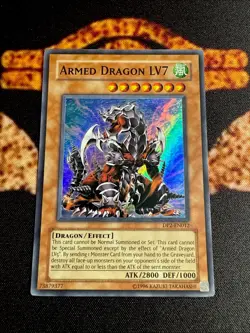🔥YUGIOH • ARMED DRAGON LV7 • SUPER RARE • DP2-EN012 • UNLIMITED • NM🔥 - Image 2