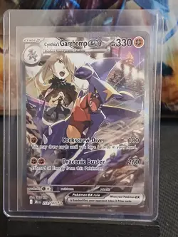 Cynthia's Garchomp EX 232/182 Sv10: Destined Rivals Pokemon Card NM - Image 2