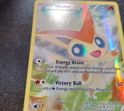 Victini XY117 Full Art Black Star Promo XY Generations Promo Pokemon Card HP - Image 5