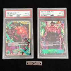 PSA 10 ONE PIECE Roronoa Zoro OP06-118 SEC Parallel Card Set Japanese 54 US SHIP - Image 1