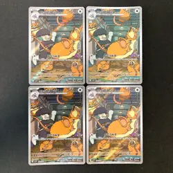 Raticat AR 108/098 Team Rocket sv10 Pokemon Card Japanese Near Mint 4Set #10922 - Image 1