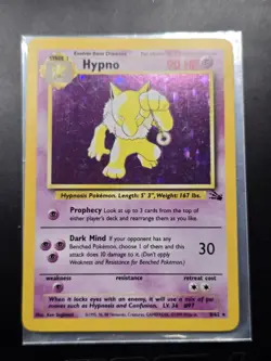 Pokemon Trading Cards Gengar Muk Lapras hypno Fossil Collection Lot - Image 5