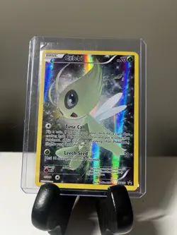 Pokemon TCG Mythical Celebi XY111 Full Art Black Star Holo Promo Card - Image 1