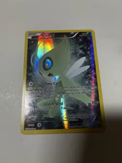 Pokemon TCG Mythical Celebi XY111 Full Art Black Star Holo Promo Card - Image 2