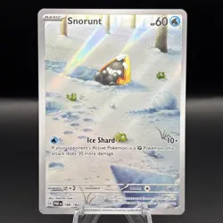 Pokemon TCG Snorunt 188/182 Paradox Rift Illustration Rare Card - Image 1
