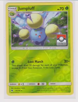 Jumpluff Reverse Holo Promo Pokemon Card Lost Thunder 14/214 - Image 1