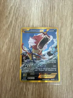 Gyarados EX 123/122 XY BREAKpoint 2016 Secret Holo Rare SHINY Pokemon Card TCG - Image 1